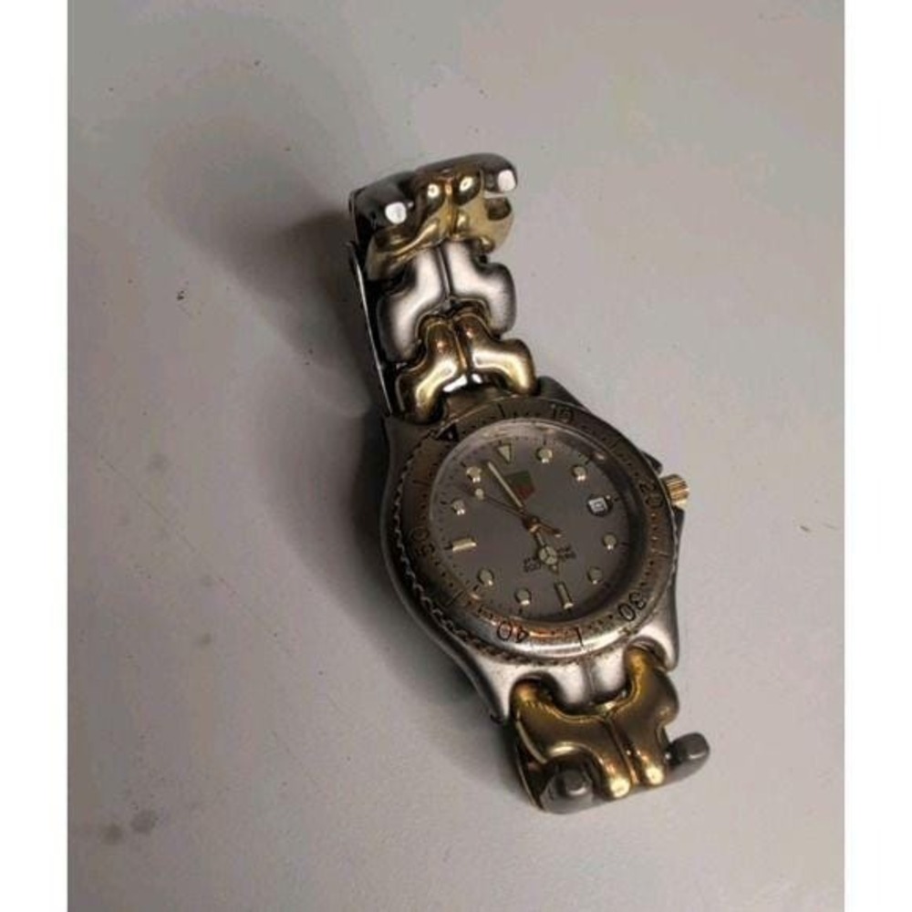 Tag Heuer 36mm Professional 200m Two-Tone Silver and Gold Link Watch